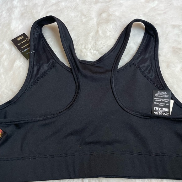 Victoria's Secret PINK Black and Multicolor Sports Bra - Picture 2 of 5
